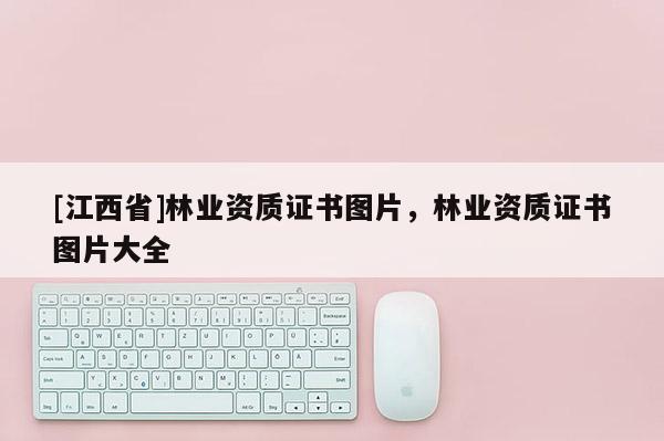 [江西省]林业资质证书图片，林业资质证书图片大全