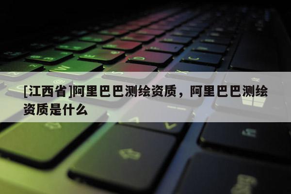 [江西省]阿里巴巴测绘资质，阿里巴巴测绘资质是什么